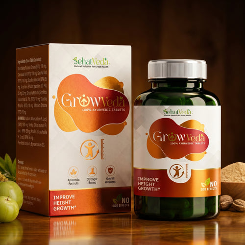 GrowVeda – बच्चों की बेहतर ग्रोथ और मजबूत शरीर के लिए आयुर्वेदिक सपोर्ट